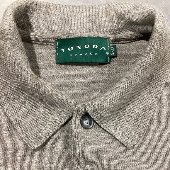 Tundra Canada Men's Polo Sweater - Picture 1 of 6